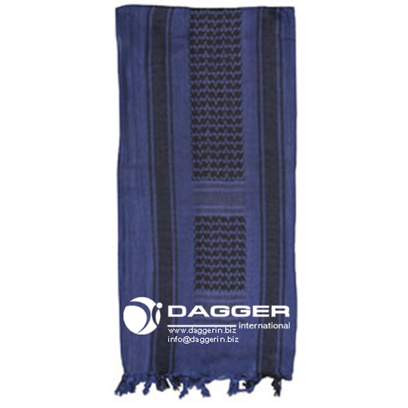 Cobalt Blue/Black Shemagh