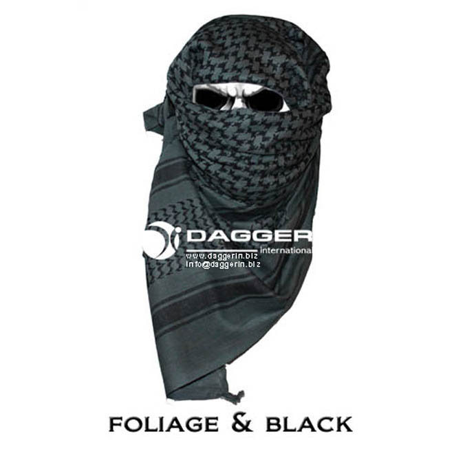 Foliage/Black Shemagh